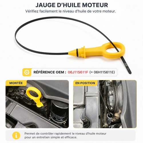 Jauge niveau huile moteur - jauge,