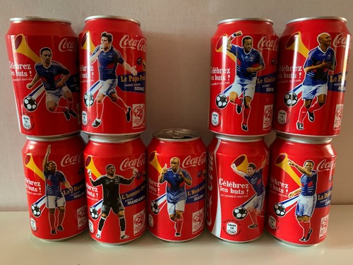 Lot canettes coca cola world - 9,