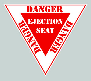 Sticker siege ejectable danger - sticker,