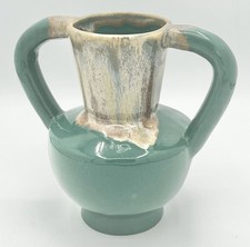 Vase en grès flammé vert