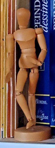 Manequin articulé bois - articulé, en