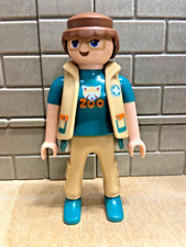 PLAYMOBIL Personnage Soigneur Vétérinaire Zoo 24 - pour CUSTOM RARE VINTAGE