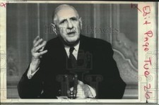 1969 Press Photo Charles De