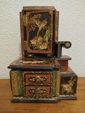 Petit Meuble Asiatique Déco Oiseaux Original