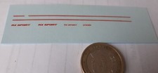 decalcomanie decals déco citroen ax sport  1/43