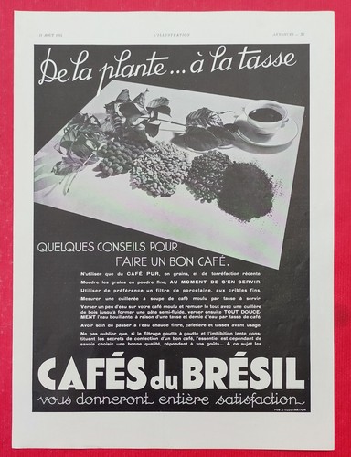 Publicité presse cafes - publicité,