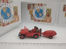 PMPB9-0450 VOITURE sapeurs pompiers SOLIDO JEEP WILLYS + AUTO POMPE GUINARD 1/43