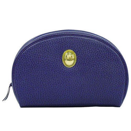 Pochette cuir bleu avec - cuir,