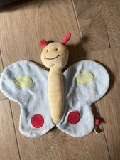 Doudou Peluche Papillon Tex Baby Mariposa Bleu