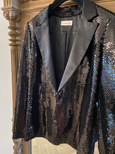Veste smoking sequins - de,
