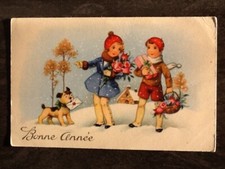 CP ILLUSTREE BONNE ANNEE