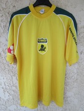Maillot F.C NANTES jaune HOLIPROM football home shirt maglia vintage XL
