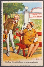 Carte Postale Humoristique : Et alors, chère Madame, et cette constipation (350)