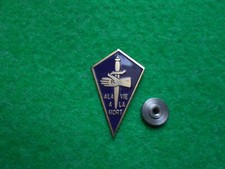 Insigne de boutonnière à vis  Commandos Marine Ponchardier