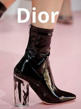 Bottines courtes noires Dior