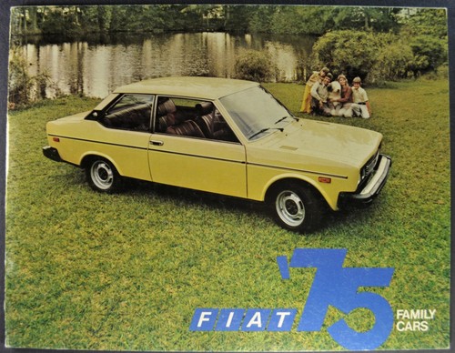 1975 fiat catalog brochure - catalog,