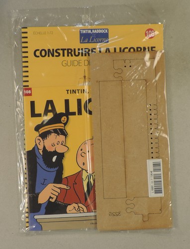 Tintin construire licorne - tintin,