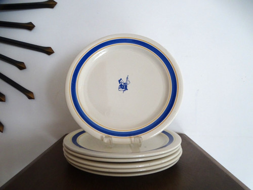 Assiettes faience gien - 6,