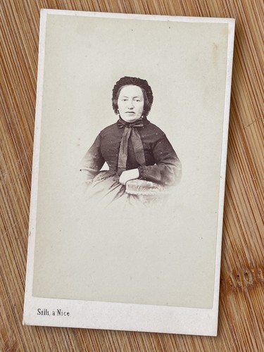 Photo carte cdv - carte, portrait