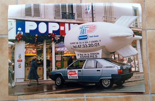Affiche photo citroën pop - bx,