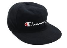 Casquette Champion Pour Homme Taille Unique Fleece Snapback Logo Brodé Noir
