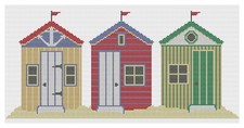 Kit De Broderie Ou Modèle - Florashell - Trois Cabanes De Plage