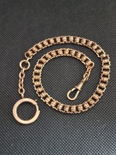 Ancienne Châtelaine Chaîne De Montre Gousset En Plaque Or SAVARD