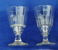 Lot 4 verres à absinthe modele  Pontarlier ? Réservoir