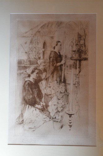 Lithographie signée henri - signée,