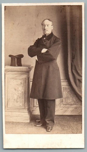 Cdv 1865 homme chapeau - au, bras
