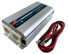Convertisseur de tension 12V/ 220V 1000W avec 2 prises secteur