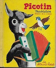 ENFANTINA / PICOTIN MUSICIEN - ROMAIN SIMON - LES ALBUMS ROSES -1954- E.O.