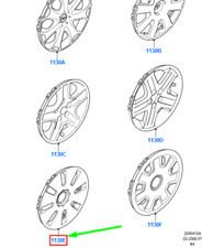 Enjoliveur de roue FORD FOCUS