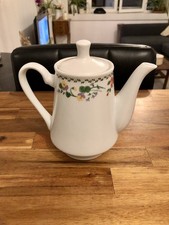 Théière en Porcelaine - Motifs Fleurs - Service à Thé - Service à Café - Vintage