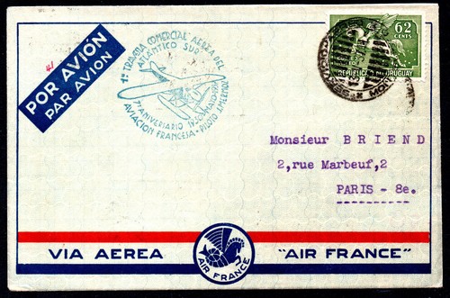 Courrier avion air france - courrier,