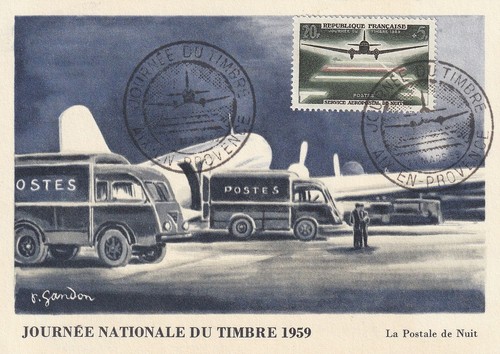 Carte philatélique journée - carte,