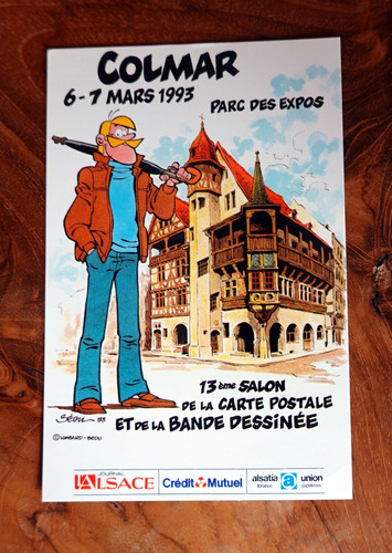 Carte postale bédu - bd,
