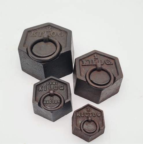 Anciens poids hexagonaux - anciens,
