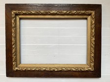 cadre Ancien Bois Doré Style
