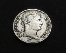 5 FRANCS 1808 W LILLE, PIÈCE MONNAIE ARGENT, NAPOLÉON RÉPUBLIQUE FRANÇAISE, RARE