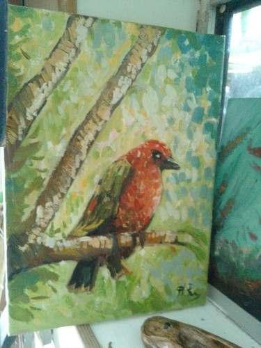 Tableau peinture huile format - peinture,