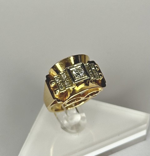 Bague pont jaune k - en, +