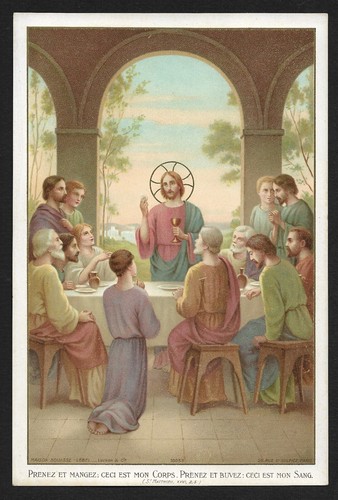 Grand chromo religieux xixe - chromo,