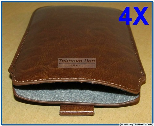 Soft brown pouch case for - pouch,