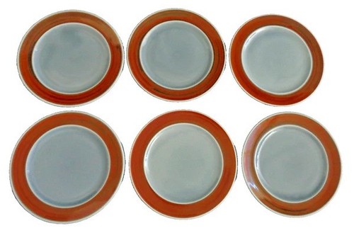 Ensemble assiettes ligne - d'assiettes,