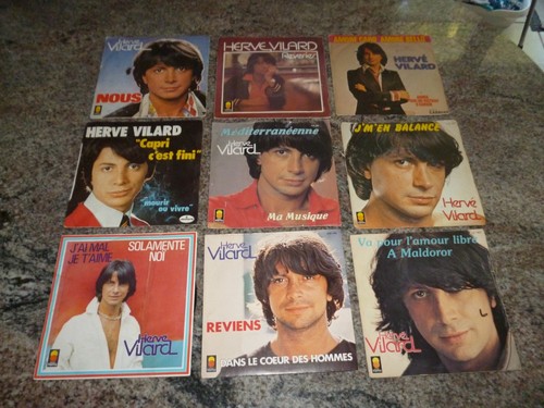 Lot vinyles 45 tours - de,