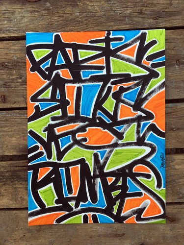 Dessin signé peinture - dessin,