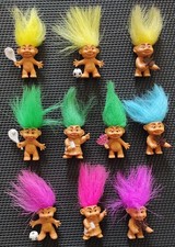 Figurines  Mini Troll (lot de 10) - Vintage