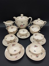 Service à café/thé en porcelaine de Limoges A. Lanternier & Cie (1930-1950)