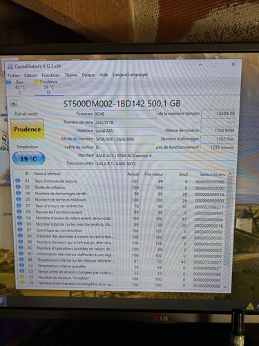 Seagate barracuda 500go - barracuda,